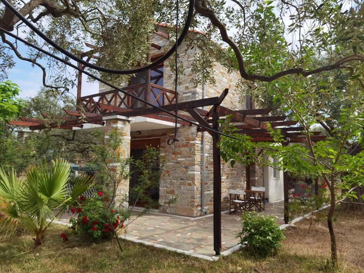 Elea Stone Houses In Organic Quiet Olive Grove, Prinos, Thassos Ngoại thất bức ảnh
