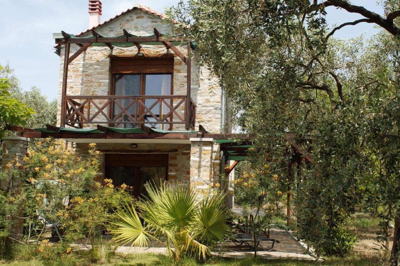 Elea Stone Houses In Organic Quiet Olive Grove, Prinos, Thassos Ngoại thất bức ảnh
