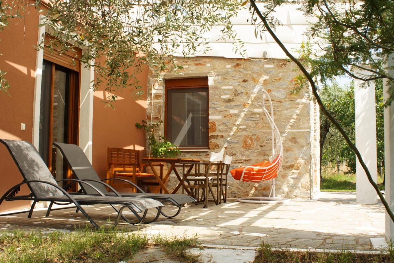 Elea Stone Houses In Organic Quiet Olive Grove, Prinos, Thassos Ngoại thất bức ảnh